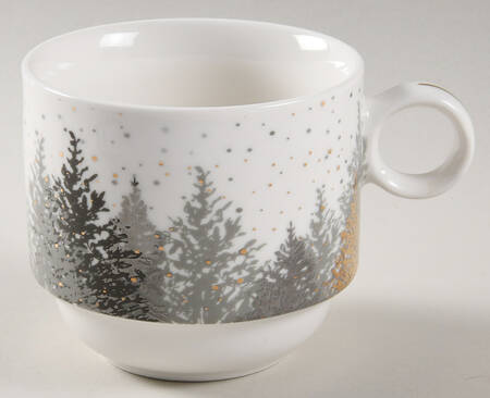 Black Grey Tree Stackable Mug