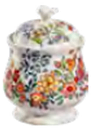 Poesie Sugar Bowl & Lid