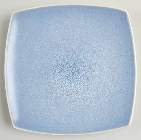 Soho Lounge Light Blue-White Salad/Dessert Plate