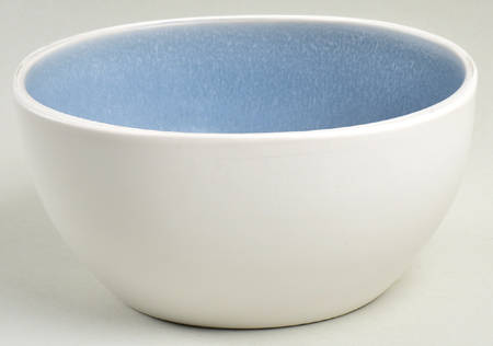 Soho Lounge Light Blue-White Soup/Cereal Bowl