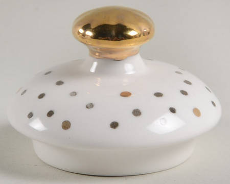 Metallic Black Leaves Lid for Sugar Bowl