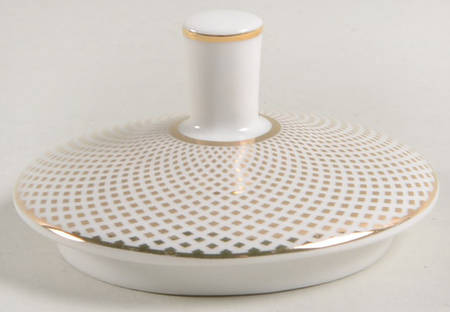 Gold Diamond Pin Lid for Sugar Bowl