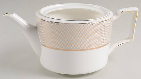 Gold Diamond Pin Teapot No Lid