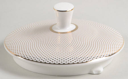 Gold Diamond Pin Lid for Teapot