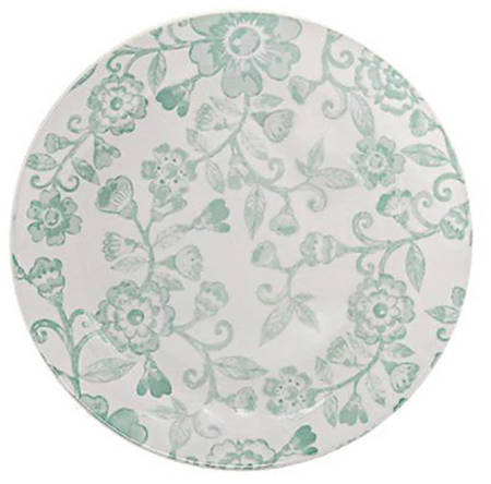 Dusty Floral Salad Plate