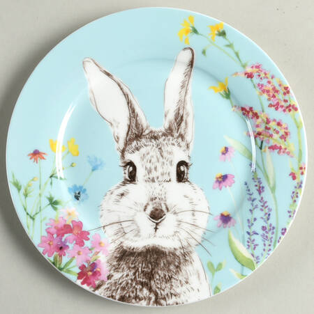 Forest Bunny by Gracie Bone China