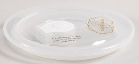 Corn Floral Vent Lid for 16 Oz Round Plastic Microwave Bowl