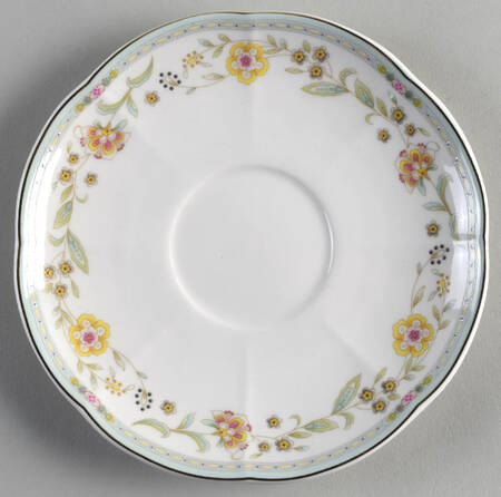 Corn Floral Saucer for Footed Cup