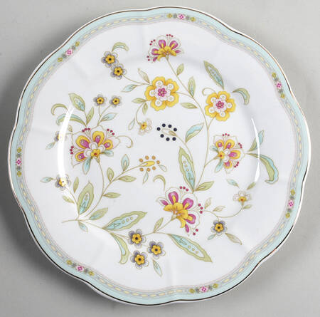 Corn Floral Salad Plate
