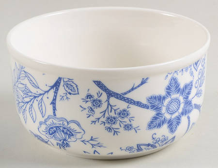 Blue Vine 5" Storage Ceramic Bowl