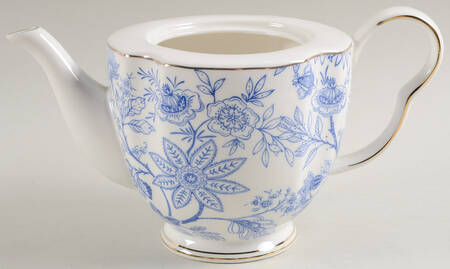 Blue Vine Teapot No Lid