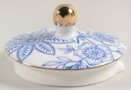 Blue Vine Lid for Teapot