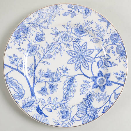 Blue Vine Salad Plate