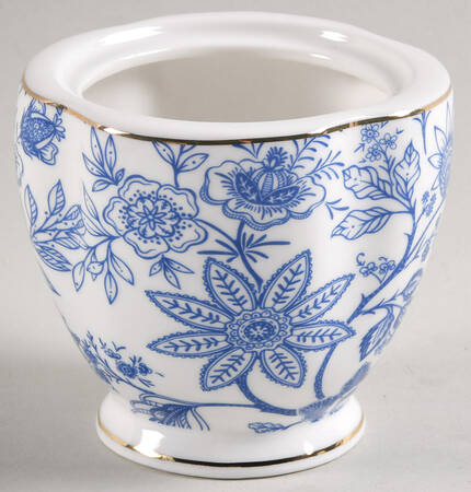 Blue Vine Sugar Bowl No Lid