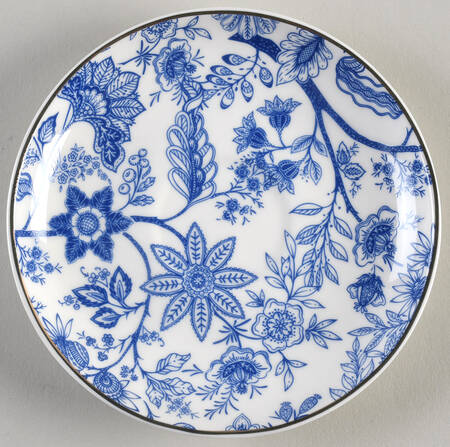 Blue Vine Saucer for Demitasse Cup