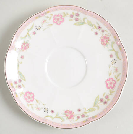 Corn Floral Pink Saucer