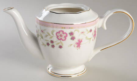 Corn Floral Pink Teapot No Lid