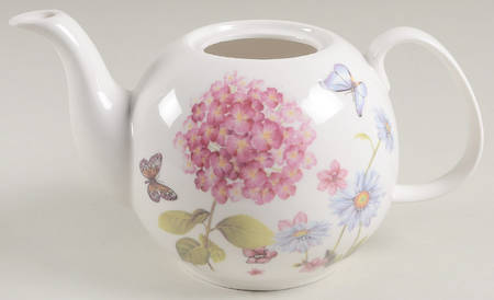 Hydrangea Teapot No Lid