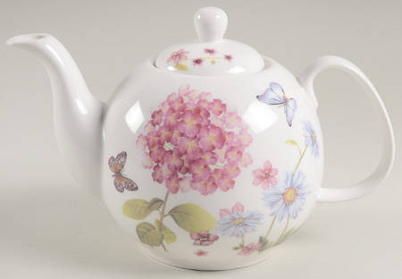 Hydrangea Teapot & Lid