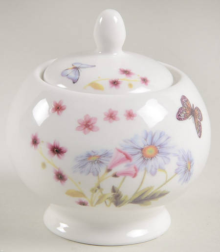 Hydrangea Sugar Bowl & Lid