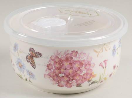 Hydrangea Small Serve & Store Bowl & Lid