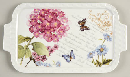 Hydrangea Lid for Rectangular Baker