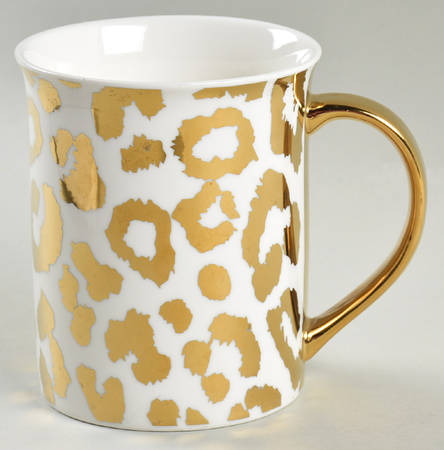 Leopard Gold Mug