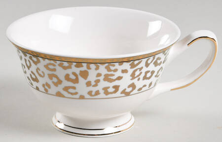 Leopard Gold Footed Cup