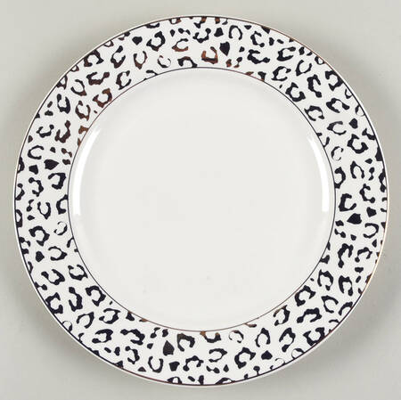 Leopard Gold Dinner Plate