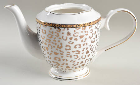 Leopard Gold Teapot No Lid