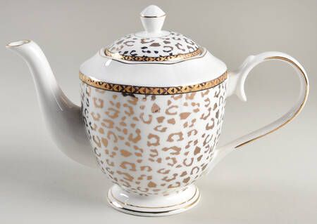 Leopard Gold Teapot & Lid