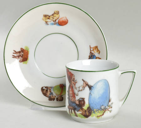 GMY382 Flat Demitasse Cup & Saucer Set