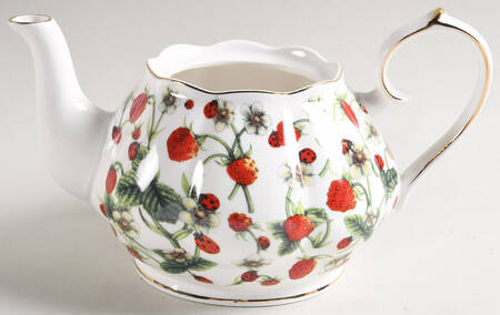 Strawberry Vine Teapot No Lid
