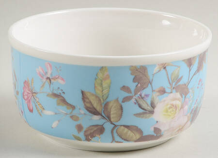 White Peony 16 Oz Round Plastic Microwave Bowl No Vent Lid
