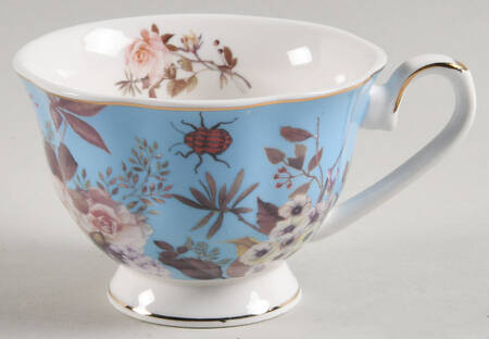 White Peony Footed Cup