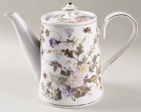 White Peony Teapot & Lid