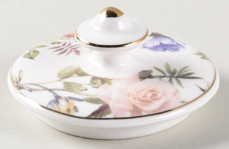 White Peony Lid for Sugar Bowl