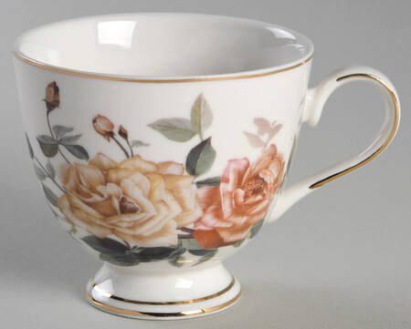 Yellow Rose Footed Cup