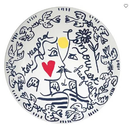 L'Archipel Sentimental Plate Wall