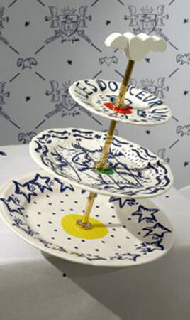 L'Archipel Sentimental 3-Tiered Serving Tray (DP, SP, BB)
