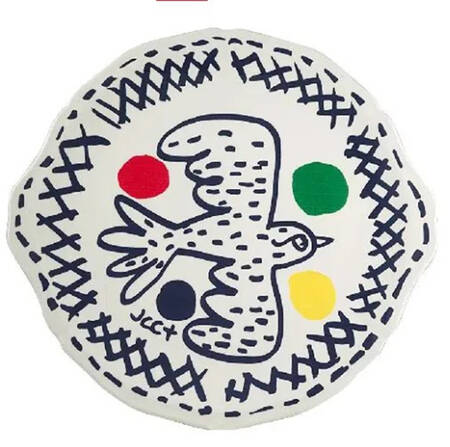 L'Archipel Sentimental Handled Cake Plate