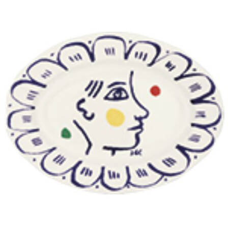 L'Archipel Sentimental 15" Oval Serving Platter