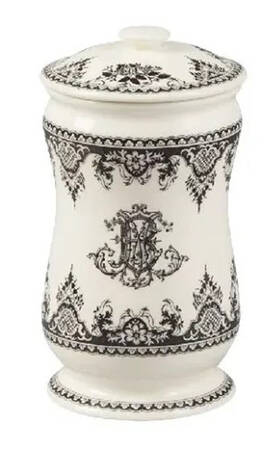 Monogramme Large Pharmacy Jar & Lid