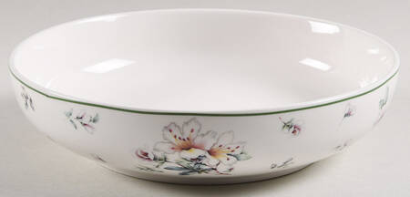 White Magnolia 8" Individual Pasta Bowl