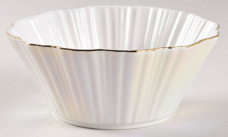 White Gold Breeze Soup/Cereal Bowl