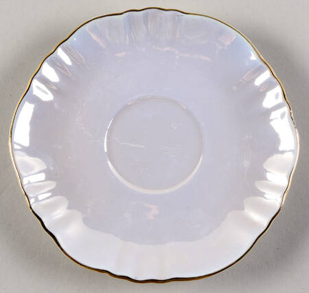White Gold Breeze Saucer