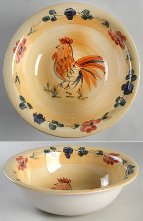 Good Morning-Yellow (Everyday) 9" Round Vegetable Bowl