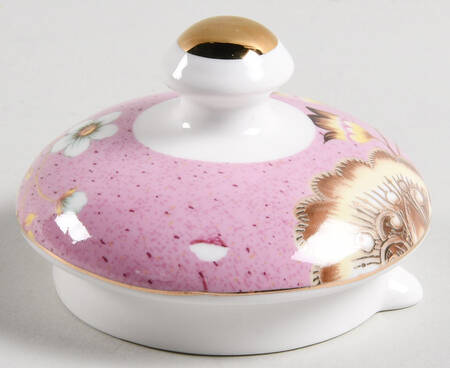 Peacock Lotus Garden Lid for Teapot