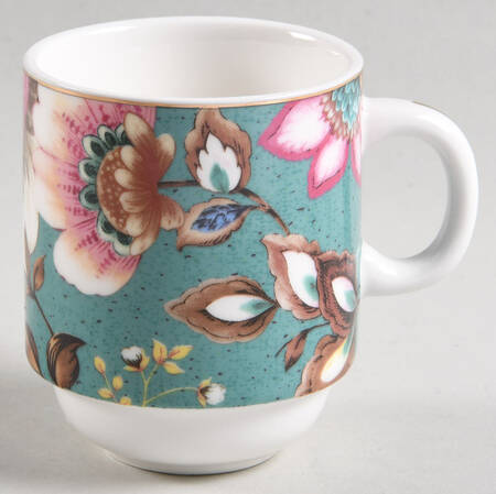 Peacock Lotus Garden Stackable Mug