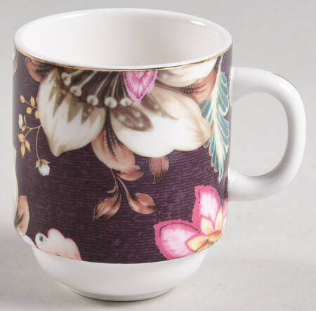Peacock Lotus Garden Stackable Mug
